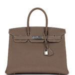 Hermès Birkin 35 Etoupe Togo Palladium Hardware