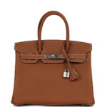 Hermès Birkin 30 Gold Togo Palladium Hardware