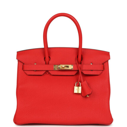 Hermès Birkin 30 Rouge de Coeur Togo Gold Hardware