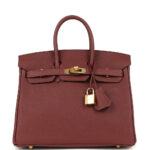 Hermès Birkin 25 Rouge H Togo Gold Hardware