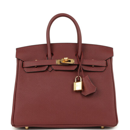 Hermès Birkin 25 Rouge H Togo Gold Hardware
