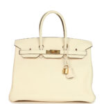 Hermès Birkin 35 Nata Clemence Gold Hardware