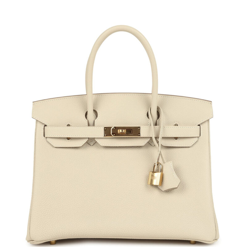 Hermès Special Order (HSS) Birkin 30 Craie Togo Permabrass Hardware