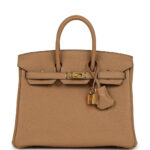 Hermès Birkin 25 Chai Togo Gold Hardware