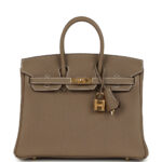 Hermès Birkin 25 Etoupe Togo Gold Hardware