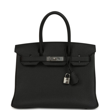 Hermès Birkin 30 Black Togo Palladium Hardware