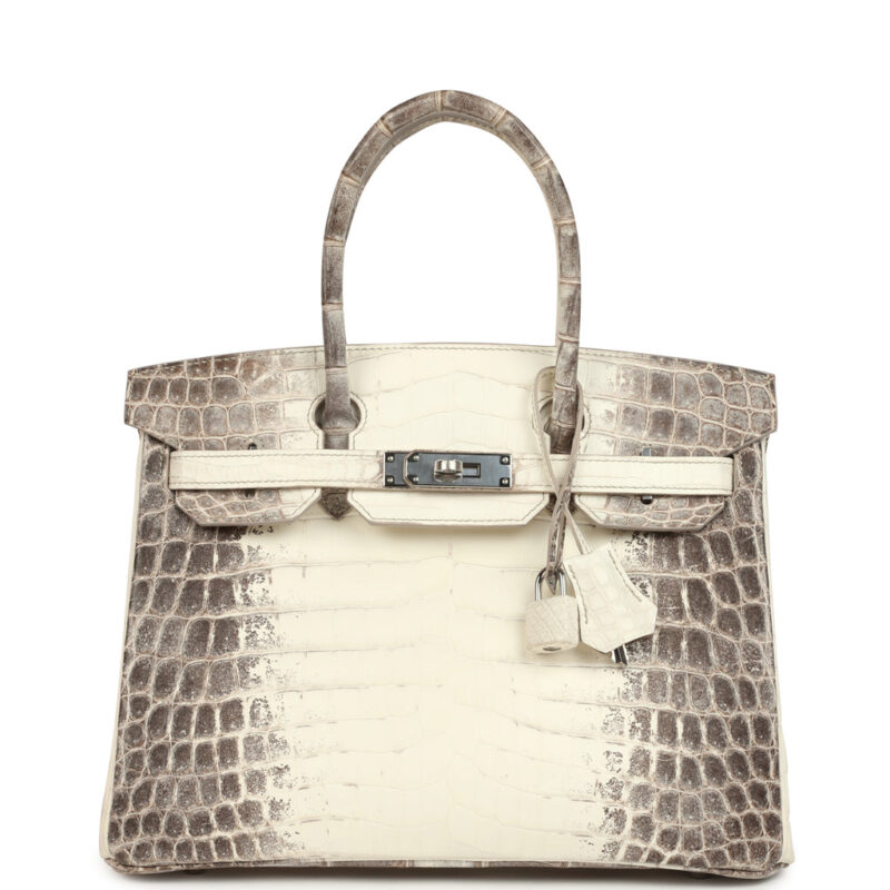 Hermès Birkin 30 Himalaya Niloticus Crocodile Palladium Hardware
