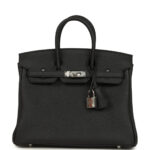 Hermès Birkin 25 Black Togo Palladium Hardware