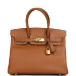 Pre-owned Hermès Birkin 30 Gold Epsom Gold Hardware