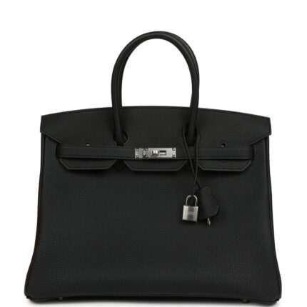 Hermès Birkin 35 Black Togo Palladium Hardware