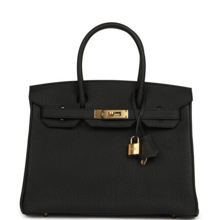 Hermès Birkin 30 Black Togo Gold Hardware