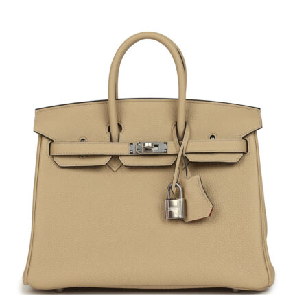 Hermès Birkin 25 Trench Verso Togo Palladium Hardware
