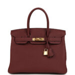Hermès Birkin 30 Rouge H Togo Gold Hardware