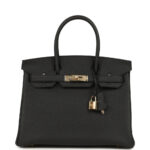Hermès Birkin 30 Black Togo Permabrass Hardware