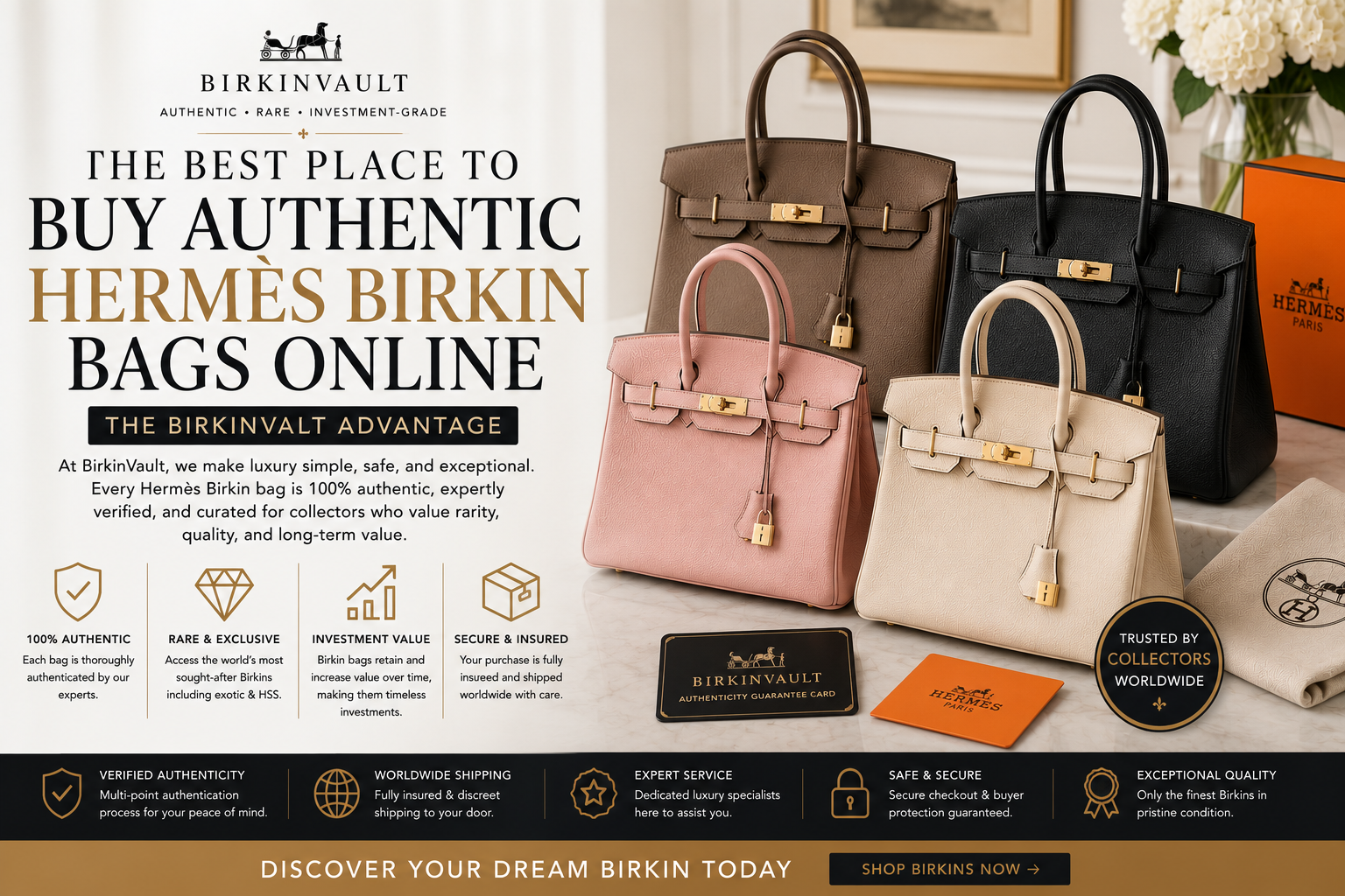 Authentic Hermès Birkin Bags