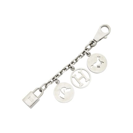 Hermès Palladium Olga Breloque Bag Charm