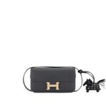 Hermès Ardoise Epsom Constance Elan Permabrass Hardware, 2025 and Rodeo Robeo Rock Charm