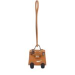 Hermès Naturel Sable Butler, Mushroom, Havane and Black Chèvre Quelle Idole Kelly Doll Bag Charm Palladium Hardware, 2022