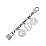 Hermès Ruthenium Black Palladium Olga Breloque Bag Charm