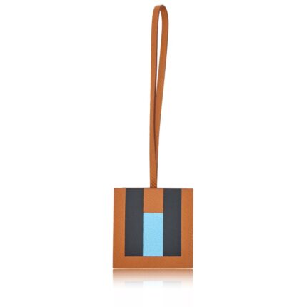 Hermès Gold Epsom H Lettres Au Carre Bag Charm, 2018