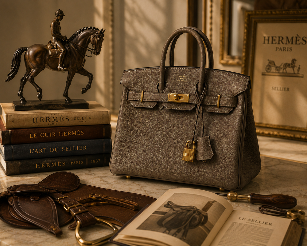 Hermès equestrian heritage and Birkin craftsmanship