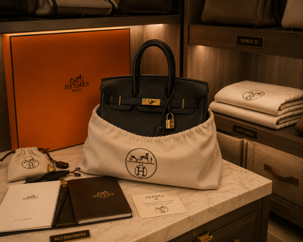 Proper care and storage for a luxury Birkin bag