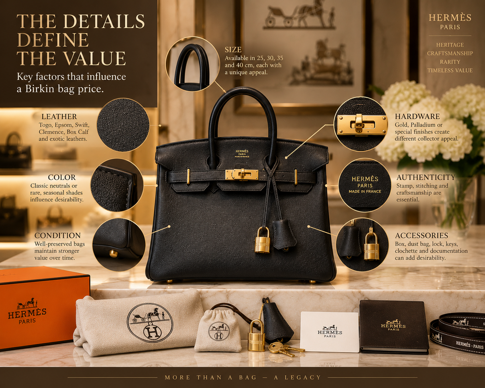Factors that affect Birkin bag price