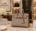 Hermès Birkin 25 luxury handbag in an elegant collector setting